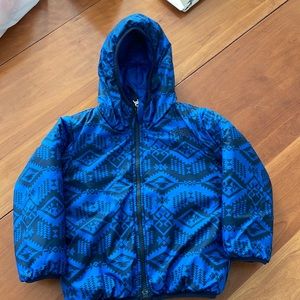 The North face reversible jacket boys blue